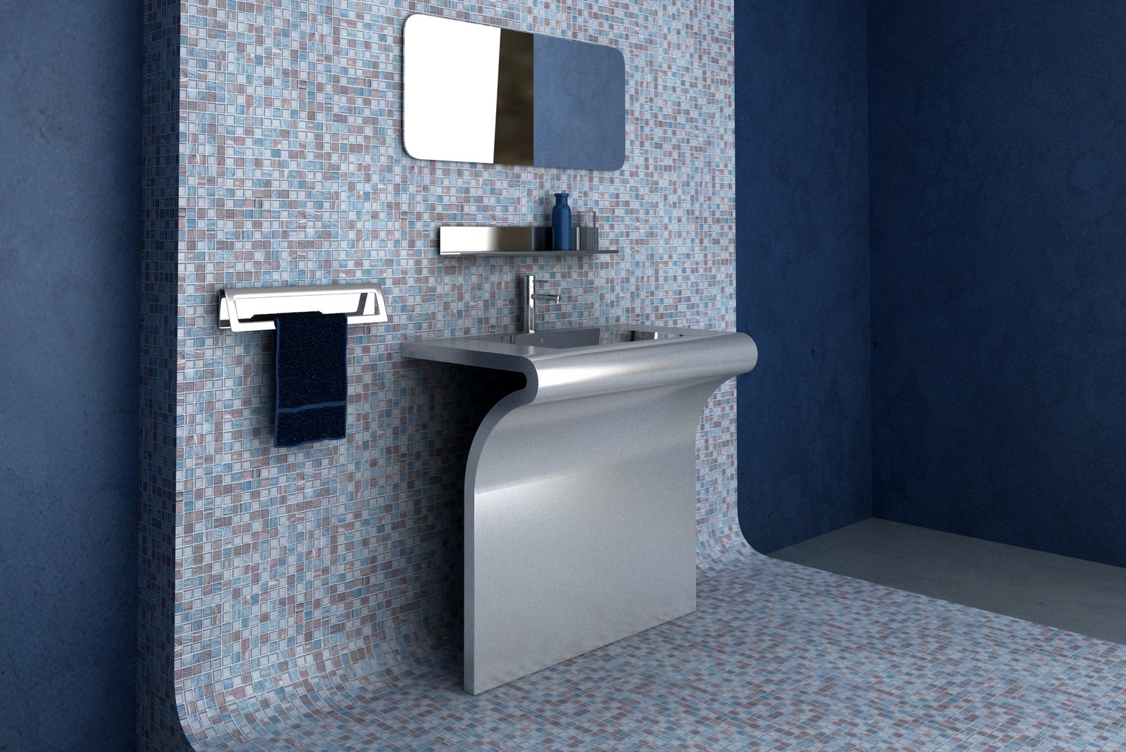 Stainless Steel Superyacht Bathroom Furniture